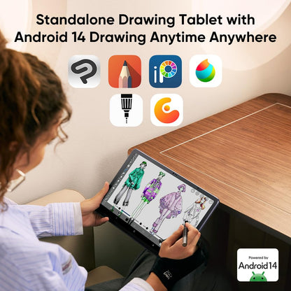 Graphic tablet — 12.2 inch standalone with 16384 pressure levels and tilt support