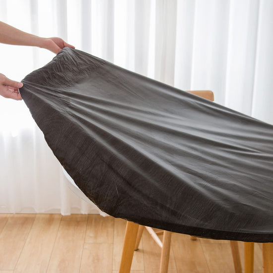 LIBERECOO round fitted tablecloth - Waterproof and stain-resistant design
