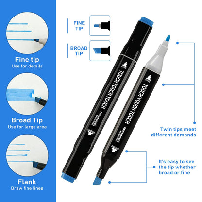 Zmcik marking pen - Alcohol-based markers for vibrant colors and smooth blending