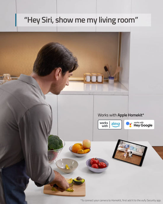 eufy Security Indoor Cam C120 — 2K indoor security camera with night vision and audio alerts