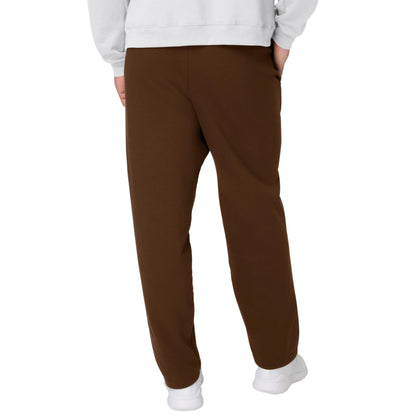Hanes Men's EcoSmart fleece pants — eco-friendly with pockets and open hem bottom