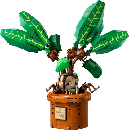 LEGO Harry Potter Mandrake figure and pot plant toy - magical creature playset for kids