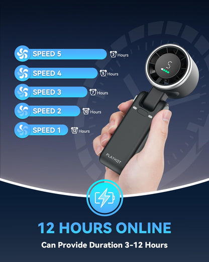 Electric fan — Portable handheld turbo model by PlayHot