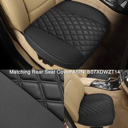 Black Panther vehicle seat cover — Diamond pattern embroidery and anti-slip design