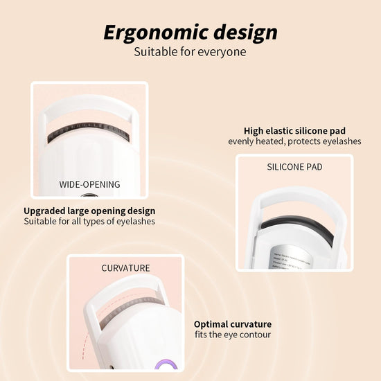 Docolor eyelash curler — ergonomic design for comfortable use