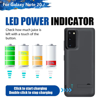 Sitong battery case for Samsung Galaxy Note 20 5G - 6000mAh extended charging case