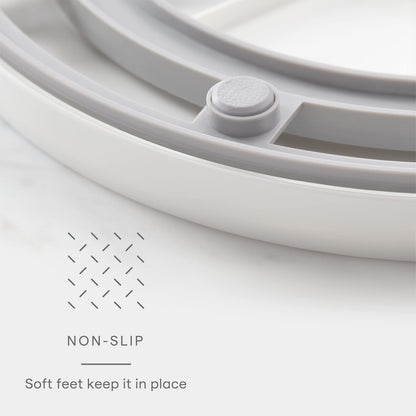 YouCopia rotating tray — space-saving design for easy access