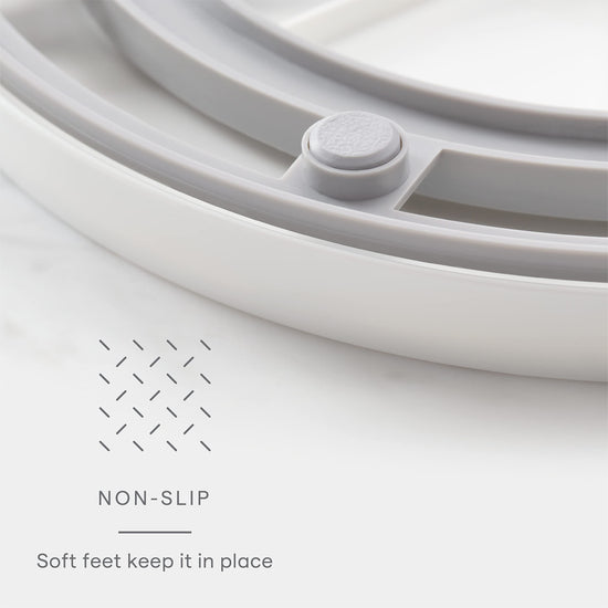 YouCopia rotating tray — space-saving design for easy access