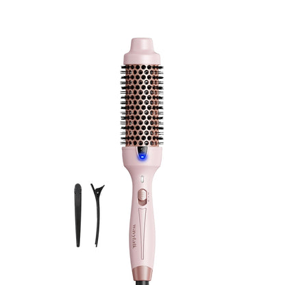 Wavytalk thermal brush - 1.5 inch round brush with negative ions for shiny hair