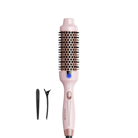 Wavytalk thermal brush - 1.5 inch round brush with negative ions for shiny hair