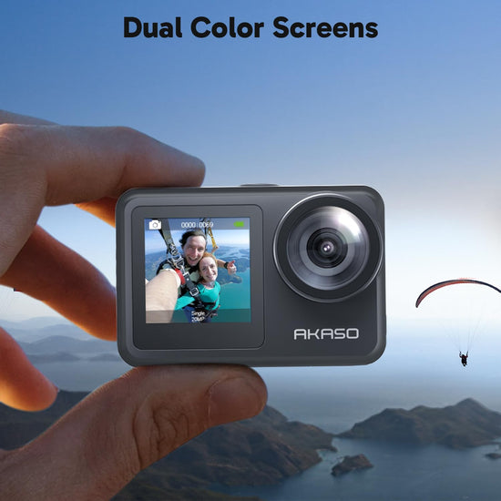 AKASO Brave 7 LE camcorder — 4K video with touch screen and underwater capability