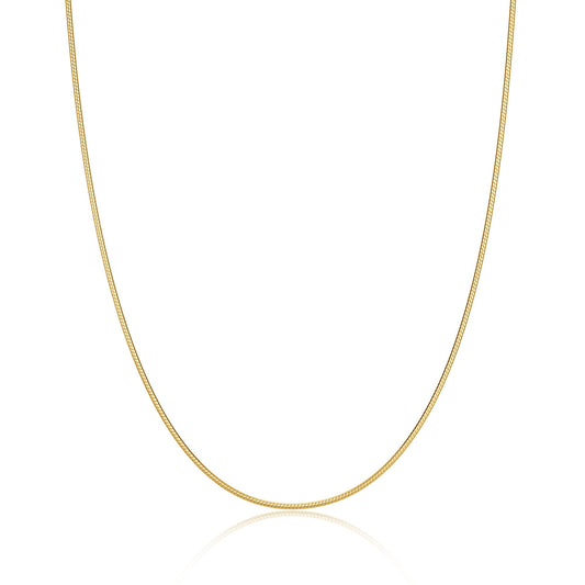 DEARMAY herringbone necklace - 14K gold plated with various chain options