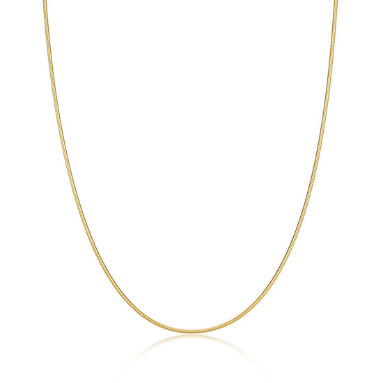 DEARMAY herringbone necklace - 14K gold plated with various chain options