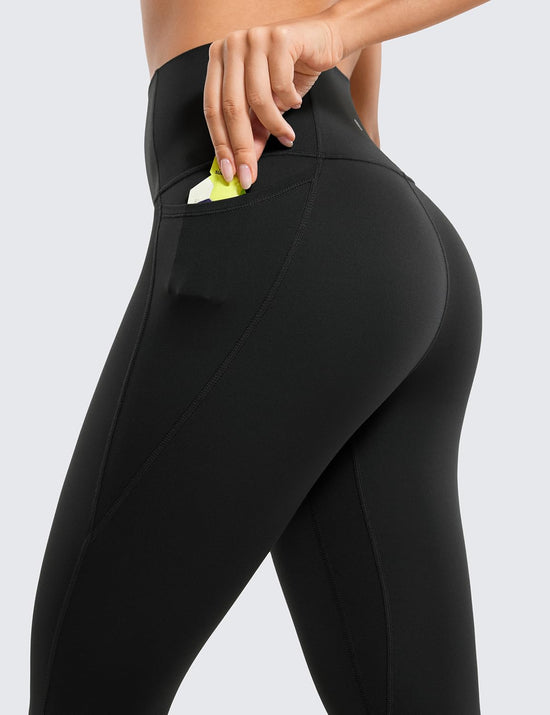 PANTS — Buttery soft high waisted workout leggings with pockets 25'