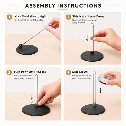 ITEM_CONTAINER — Slim vertical organizer for Stanley and Yeti cap lids