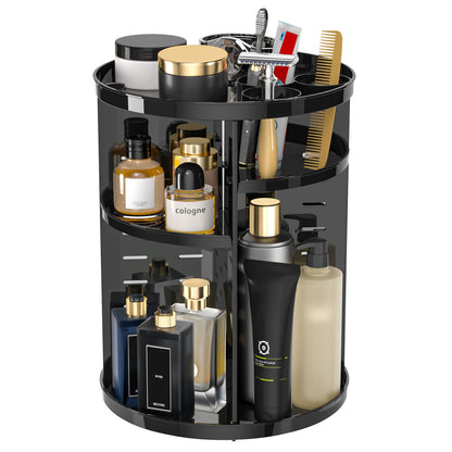 Caddy — Rotating 8 layer design with brush holder and perfume tray for storage