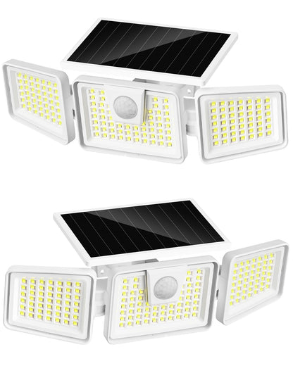 INCX solar motion sensor lights - outdoor use with intelligent detection and energy efficiency