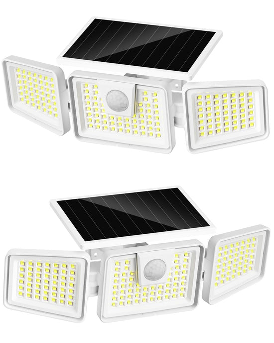 INCX solar motion sensor lights - outdoor use with intelligent detection and energy efficiency