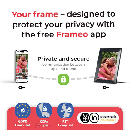 YunQiDeer digital picture frame — 10.1 inch WiFi photo sharing with touch screen