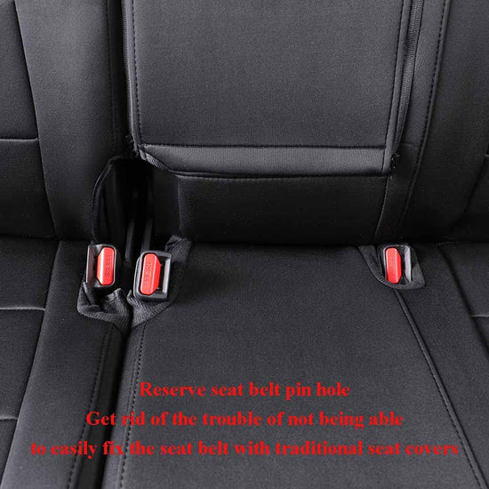 EKR Wrangler seat covers - Custom fit neoprene for Jeep Wrangler 4 door 2018-2026