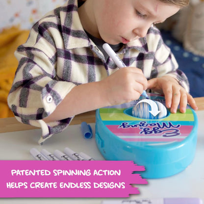 Art craft kit — Includes egg decorating spinner and 8 non toxic markers