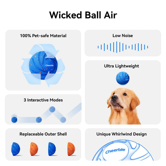 Cheerble Wicked Ball — Interactive toy for pets with unpredictable movements.