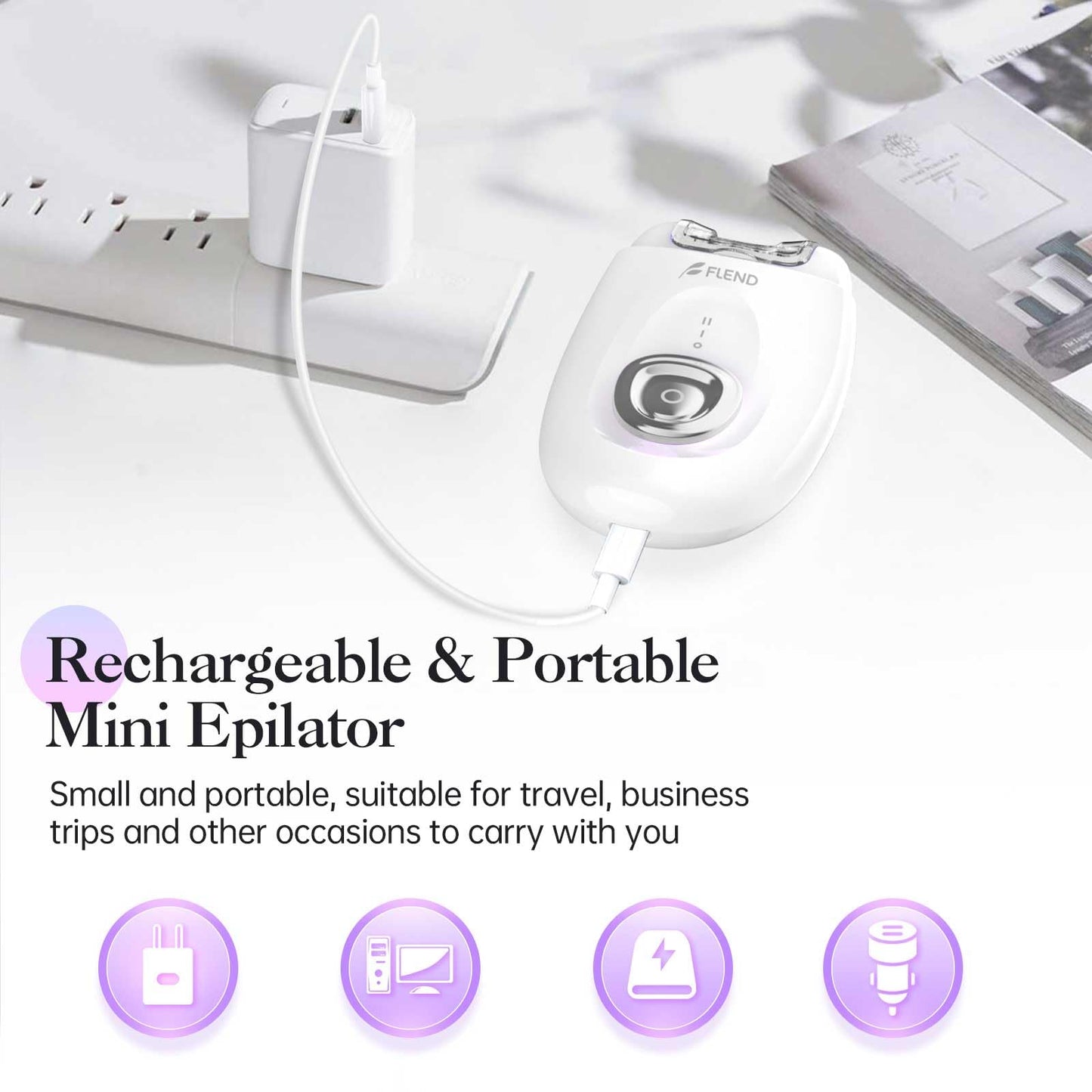 Epilator,Epilator for Women,Facial Hair Removal for Women Rechargeable,2 Speeds Hair Removal Device with 36 Tweezers,Hair Removal Device Legs/Face/Bikini/Arms,Epilator for face Smooth Skin