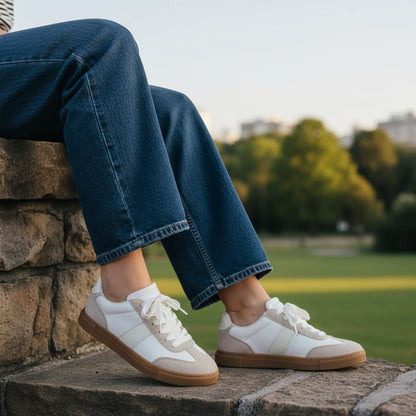 CUSHIONAIRE Balance women's sneakers — memory foam and slip resistant outsole