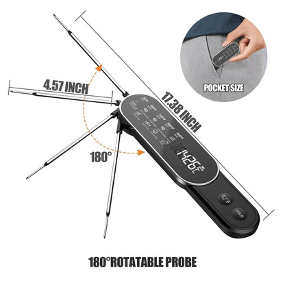 Meat thermometer — Ultra-fast instant read with high accuracy and waterproof design