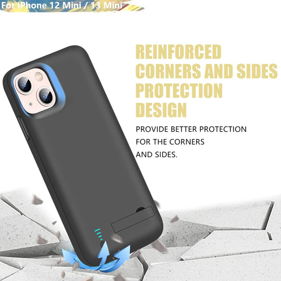 Sitong cellular phone case — 4000mAh rechargeable battery for iPhone 12 mini & 13 mini
