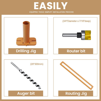 MOUNT_BRACKET — Large floating shelf bracket with heavy duty support tools