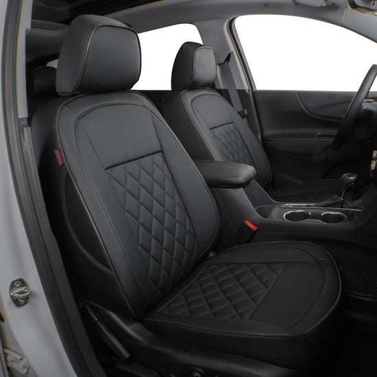 EKR Malibu seat covers — Custom fit leather for Chevrolet Malibu 2016-2025 with armrest
