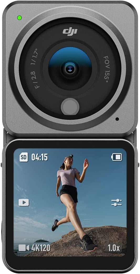 Dji Action 2 camcorder — Dual-screen 4K waterproof design with Bluetooth connectivity