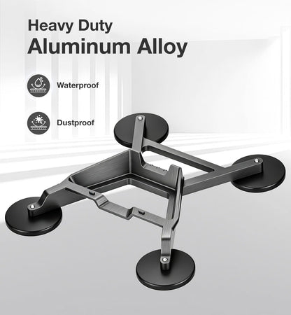 OANDYS Starlink Mini Mount, 220lbs Heavy Duty Magnetic Car Roof Mount with 8° Aerodynamic Tilt, Die-Cast Aluminum Starlink Mini Vehicle Bracket, Scratch-Free Portable Stand for RV, Truck, SUV & Boat