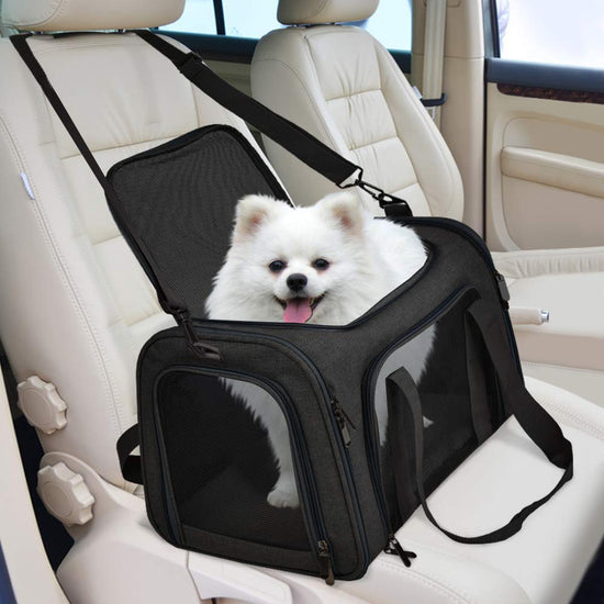 Henkelion animal carrier — TSA airline approved, soft sided design, collapsible