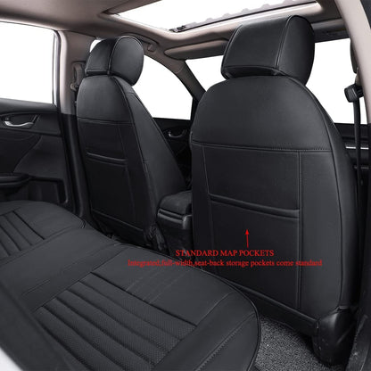 Vehicle seat cover — custom fit waterproof leather for Honda Civic sedan 2016-2021