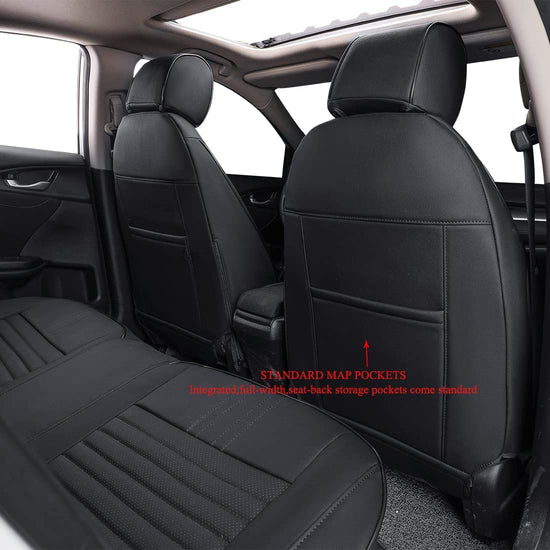 Vehicle seat cover — custom fit waterproof leather for Honda Civic sedan 2016-2021