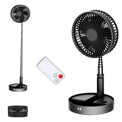UN UNITEDTIME desk and table fan - portable adjustable height air circulator fan 4 speeds