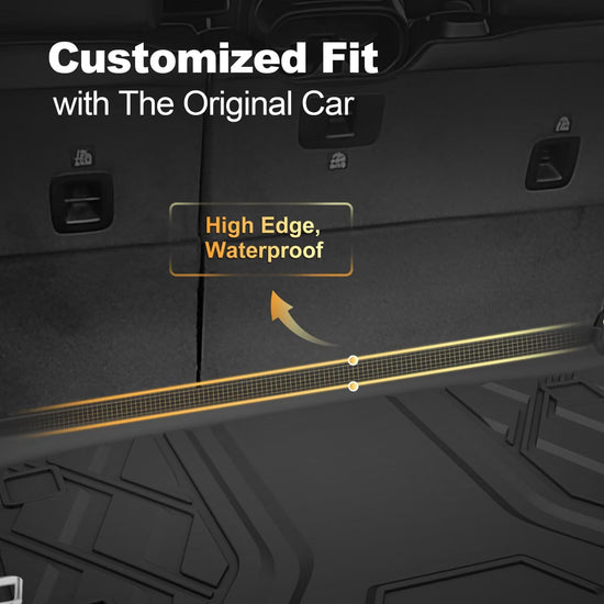 Upgraded vehicle mat — All weather cargo liner for 2018-2026 Jeep Wrangler JL 4X4 without OEM subwoofer