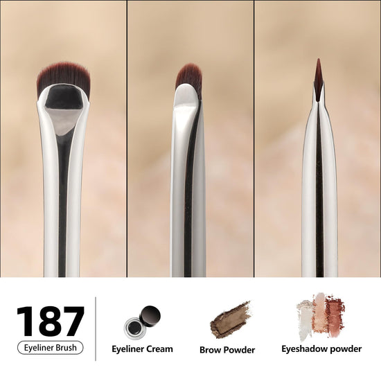Albeaut concealer brush — small angled precision blending brush for under eyes