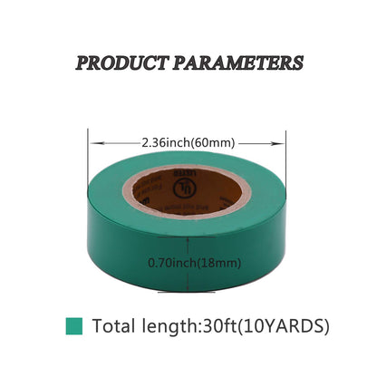 SoundOriginal electrical tape colors 3/4 inch x 30 feet, 6 pack