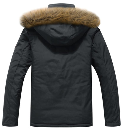 Moerdeng coat — waterproof winter hooded ski jacket for women