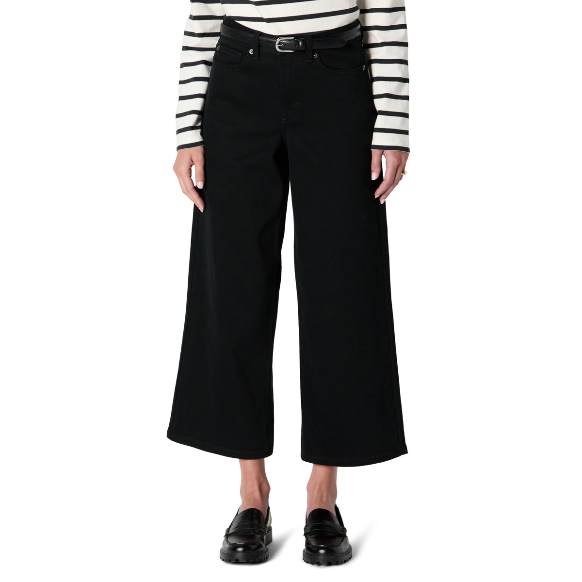PANTS — High-rise wide leg crop style from Amazon Essentials