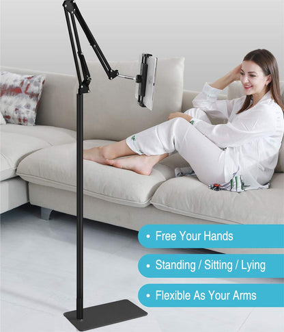 Portable electronic device stand — Height adjustable with metal base