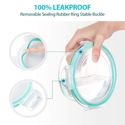 Bayco food storage containers with lids - airtight and leak proof design 24 pieces