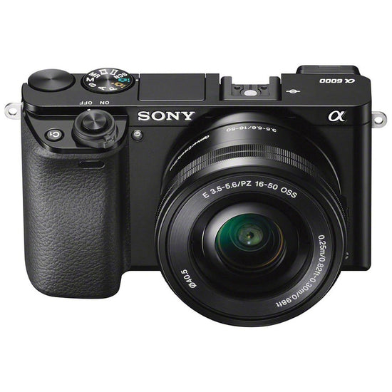 Sony Alpha a6000 digital camera with 16-50mm power zoom lens and 24.3MP sensor