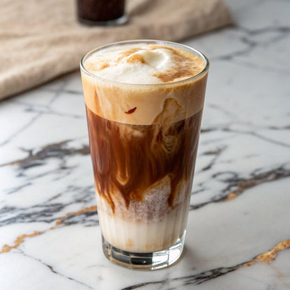La Colombe coffee — Caramel draft latte