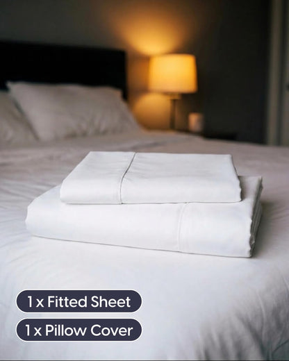 Bed linen set — Soft and cooling brushed microfiber with easy care features