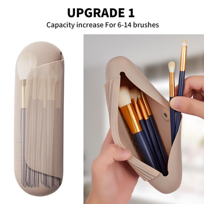 AGIKET cosmetic case — Portable holder with anti-fall out magnetic closure