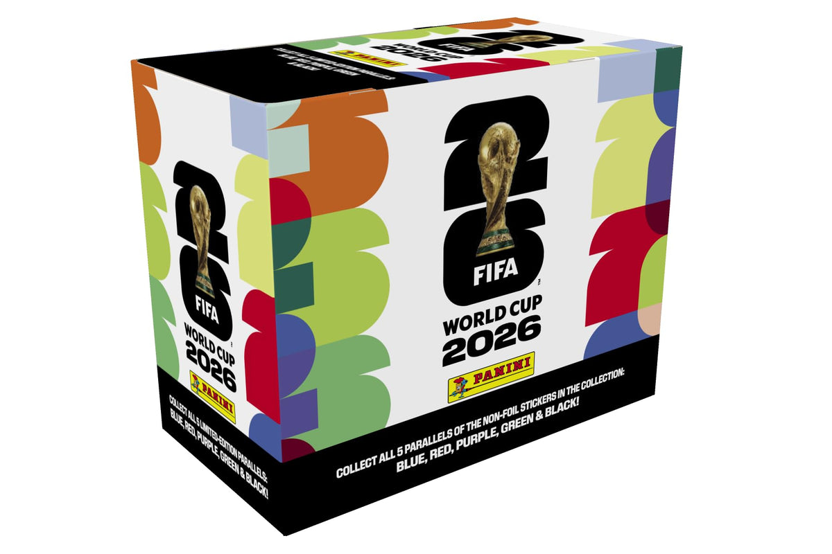 2026 Panini sticker box – 25 packs with Amazon parallel inserts